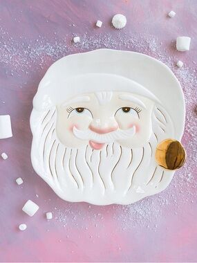 NWT Papa Noel Cookie Platter